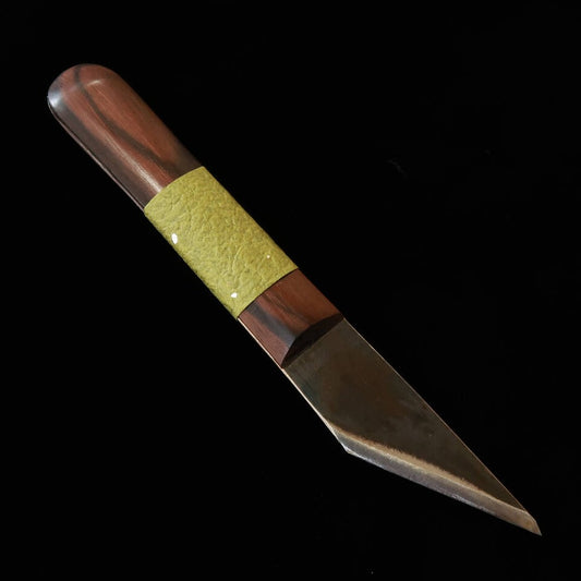 冨田作 バイメタル鋼小刀 桐箱入り (20mm)