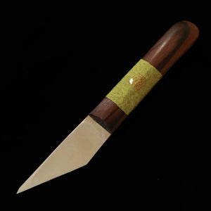 Obra de Tomita Cuchillo pequeño de acero bimetálico con caja de paulownia (20 mm)