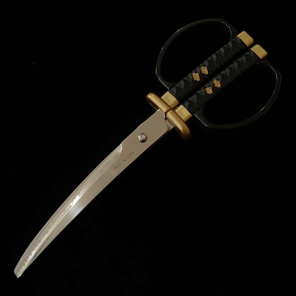 Nikken Cutlery Japanese Sword Scissors with Stand, Sanada Yukimura
