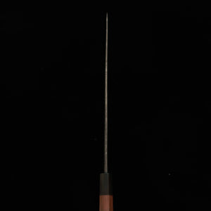 Miura MIURA by Shindo Sujihiki de punta redondeada Aogami No.2 acabado negro, mango octogonal de palisandro rojo (270/300 mm)