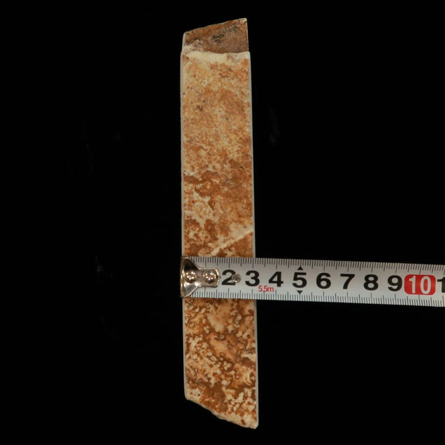 Miotsukushihime Pedra de Amolar Natural Iyo Meito NM01 Branca 63×190×31mm