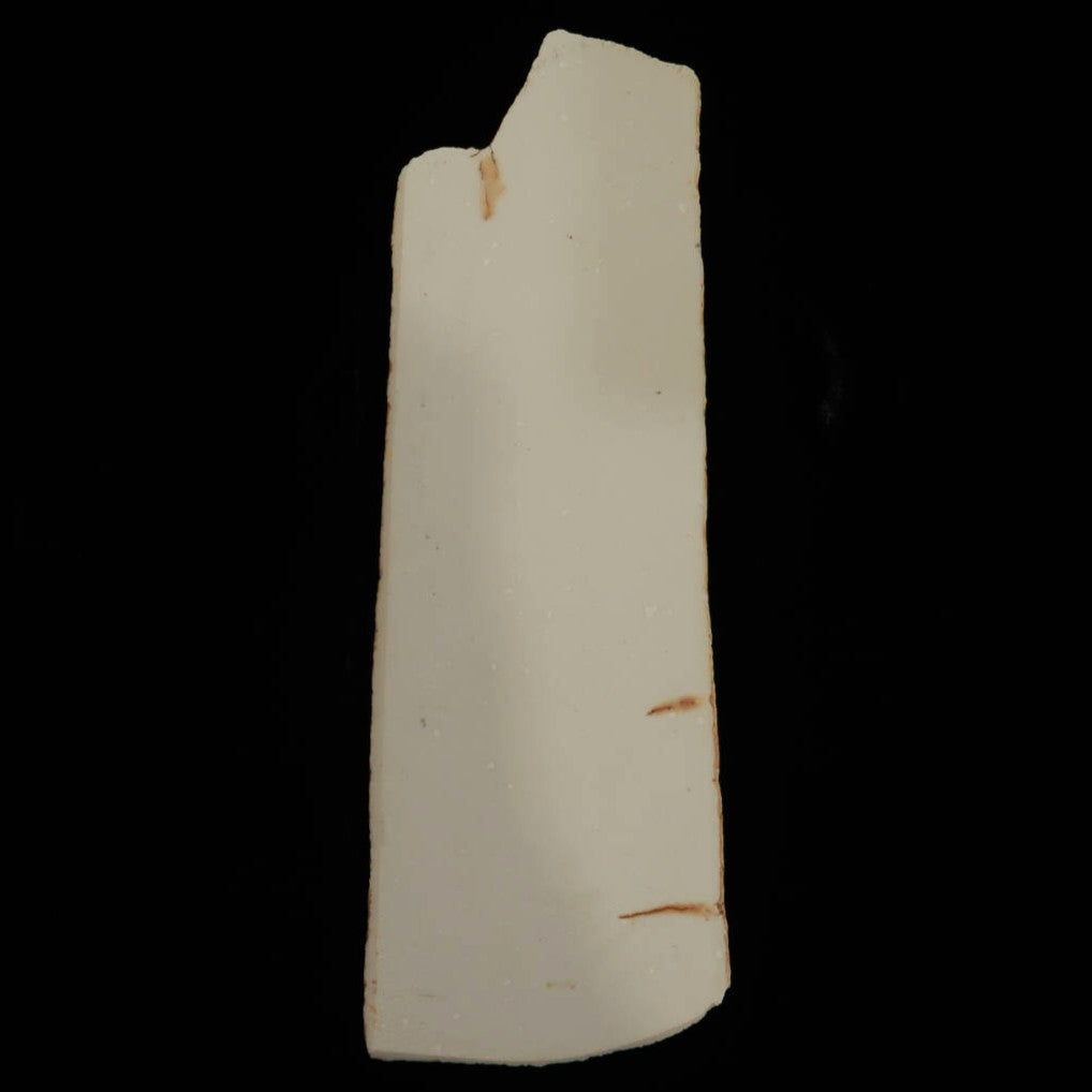 Miotsukushihime Pedra de Amolar Natural Iyo Meito NM01 Branca 63×190×31mm