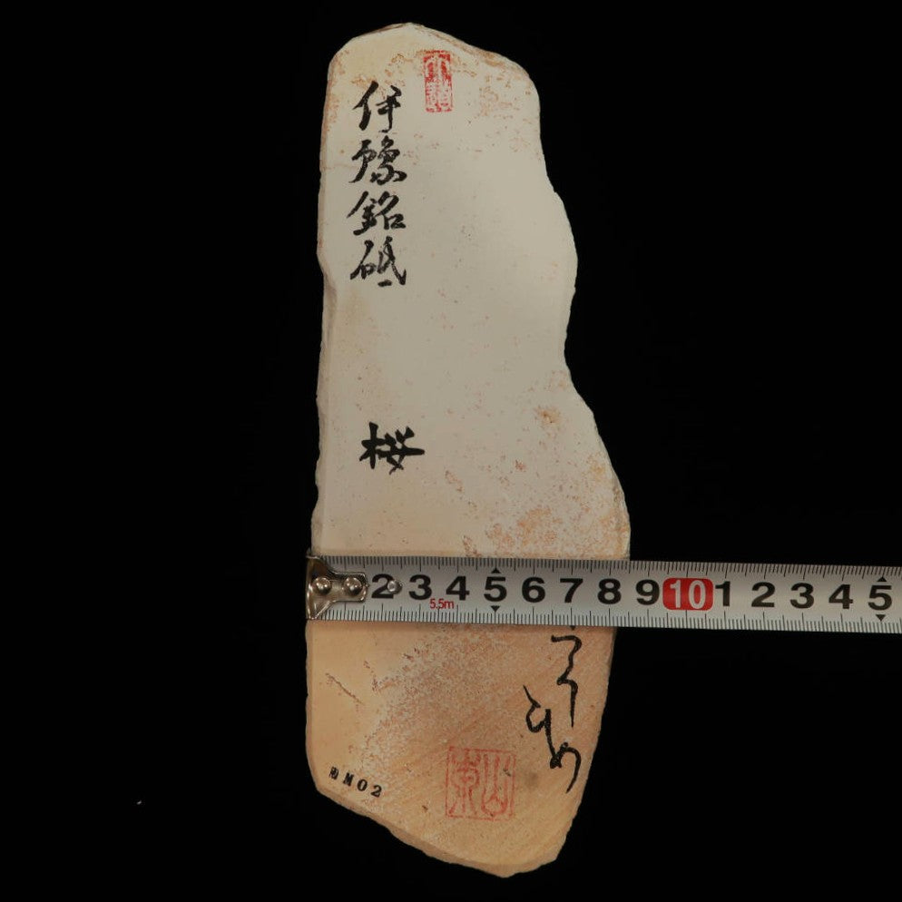 Miotsukushihime pierre à aiguiser naturelle Iyo Meito NM02, Sakura, 87×248×30 mm