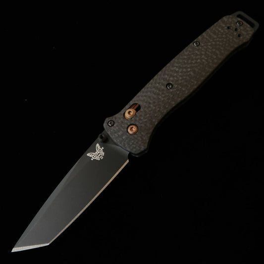 BENCHMADE 537BK-10 Bailout Folding Knife, CPM-M4 Steel with Carbon Fiber Handle (86mm)