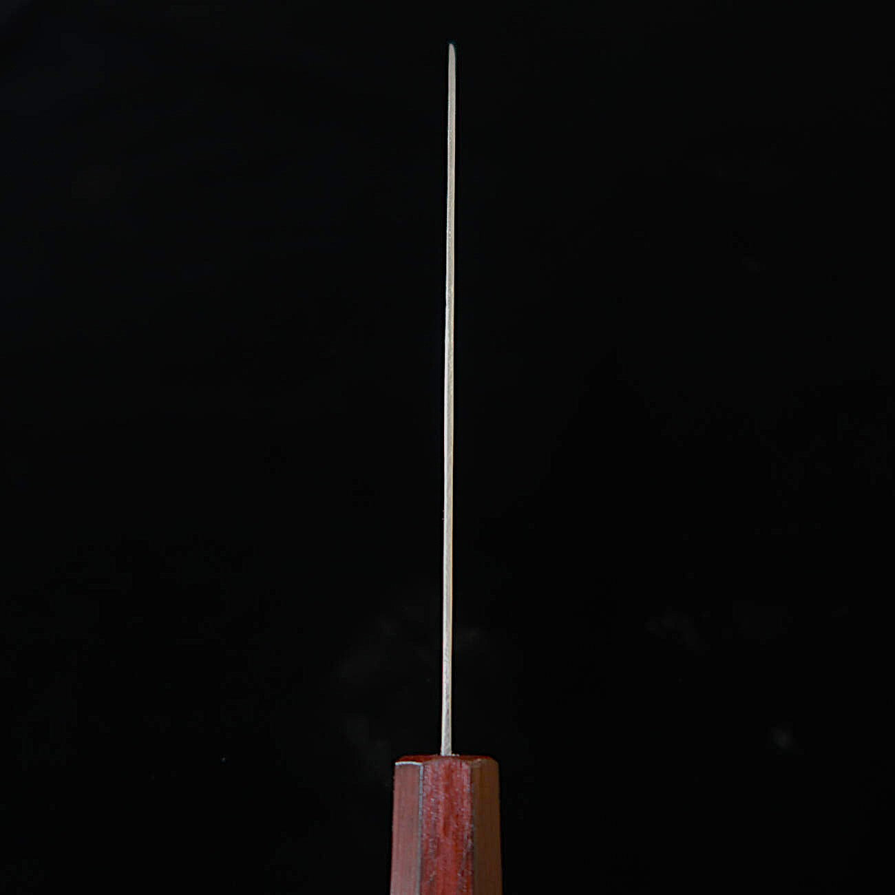 Miura MIURA Santoku Knife, Silver Paper No. 3, Rope Pattern, Damascus Steel, Purple Handle (165mm)