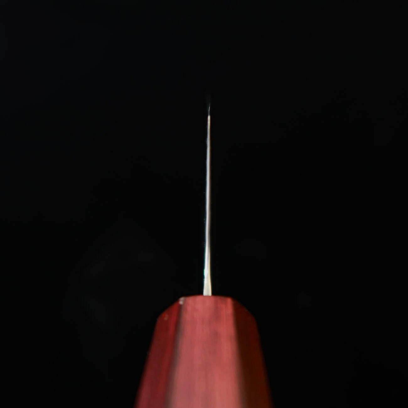 Miura MIURA Santoku Knife, Silver Paper No. 3, Rope Pattern, Damascus Steel, Purple Handle (165mm)