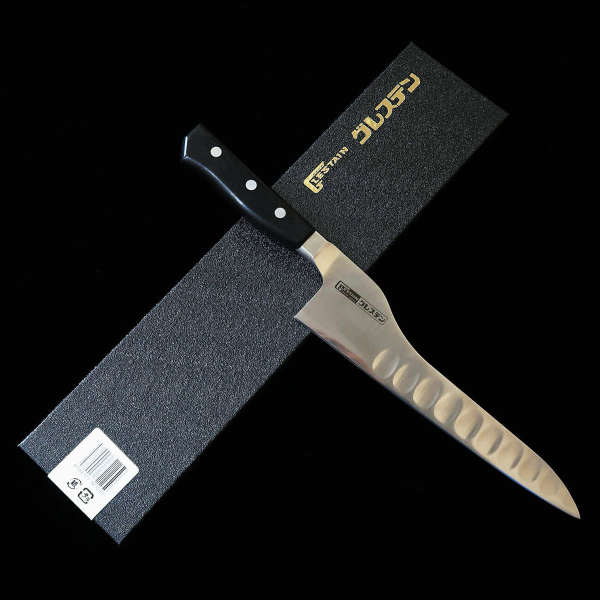 Glestain GLESTAIN Faca profissional Proteenaif Cabo com guarda em madeira laminada reforçada 021TUK (210 mm)