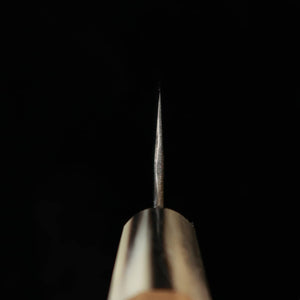 Suisin SUISIN Obra de Kenji Togashi Forja negra Shirogami #2 Gyuto Mango octogonal de cuerno blanco (210/240 mm)
