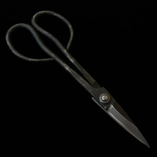 Kaneshin tesoura para bonsai satsuki, acabamento kuro-uchi (180 mm) Nº 35F