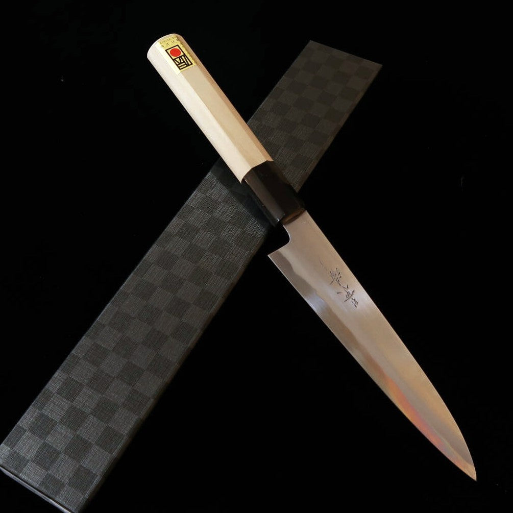 KAGEKIYO Kagekiyo – Utage – Petty, acier Yasugi, manche demi-rond en corne de buffle (150 mm)
