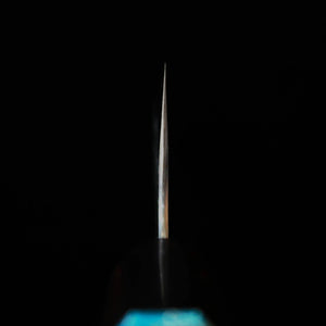 Miura MIURA Nakiri SG2 Hammered Finish Ebony Turquoise Octagonal Handle (160mm)