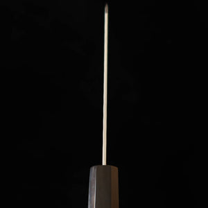 NIGARA Bunka, Aogami Super, Tsuchime Finish with Wenge Octagonal Handle (180mm)