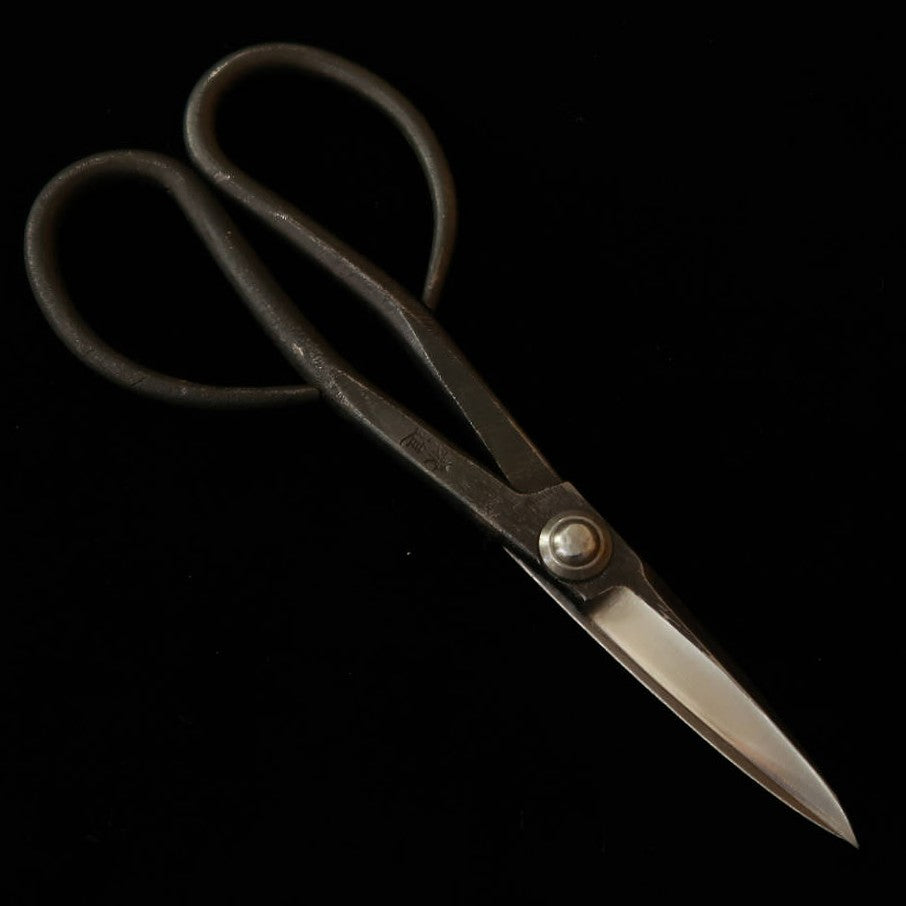 KANESHIN Bonsai Satsuki Shears Shirogami Kurouchi, Small (No.34)