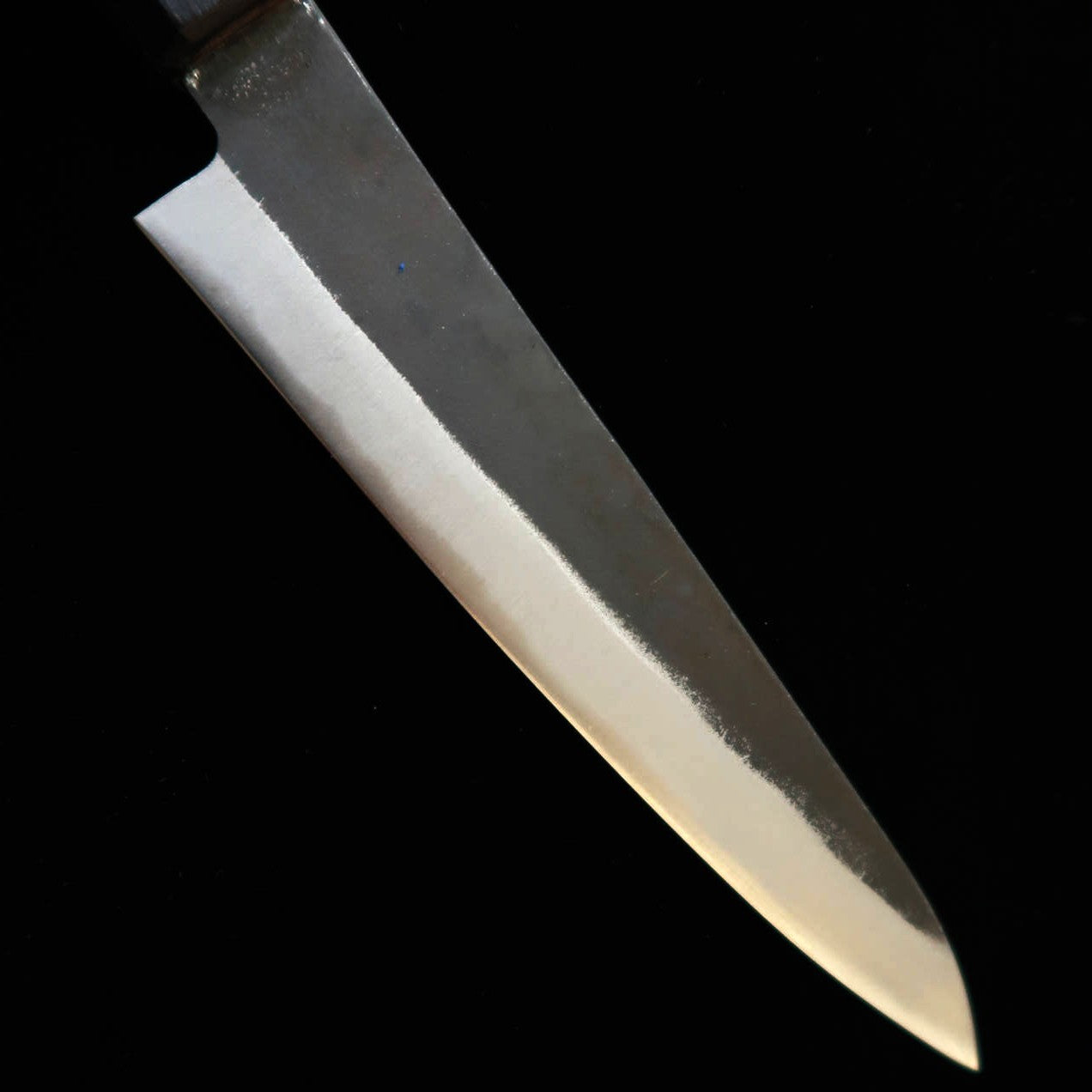 Miura Petty Knife, Blue Steel No. 1, Kurouchi, Walnut Octagonal Handle (150mm)