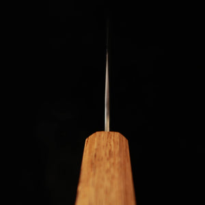 MIURA Santoku, Ginsan no. 3, Nashiji with Burnt Urushi Octagonal Handle (165mm)