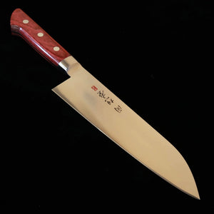 SEKI SOUMA couteau santoku acier au molybdène manche en contreplaqué rouge (180 mm)
