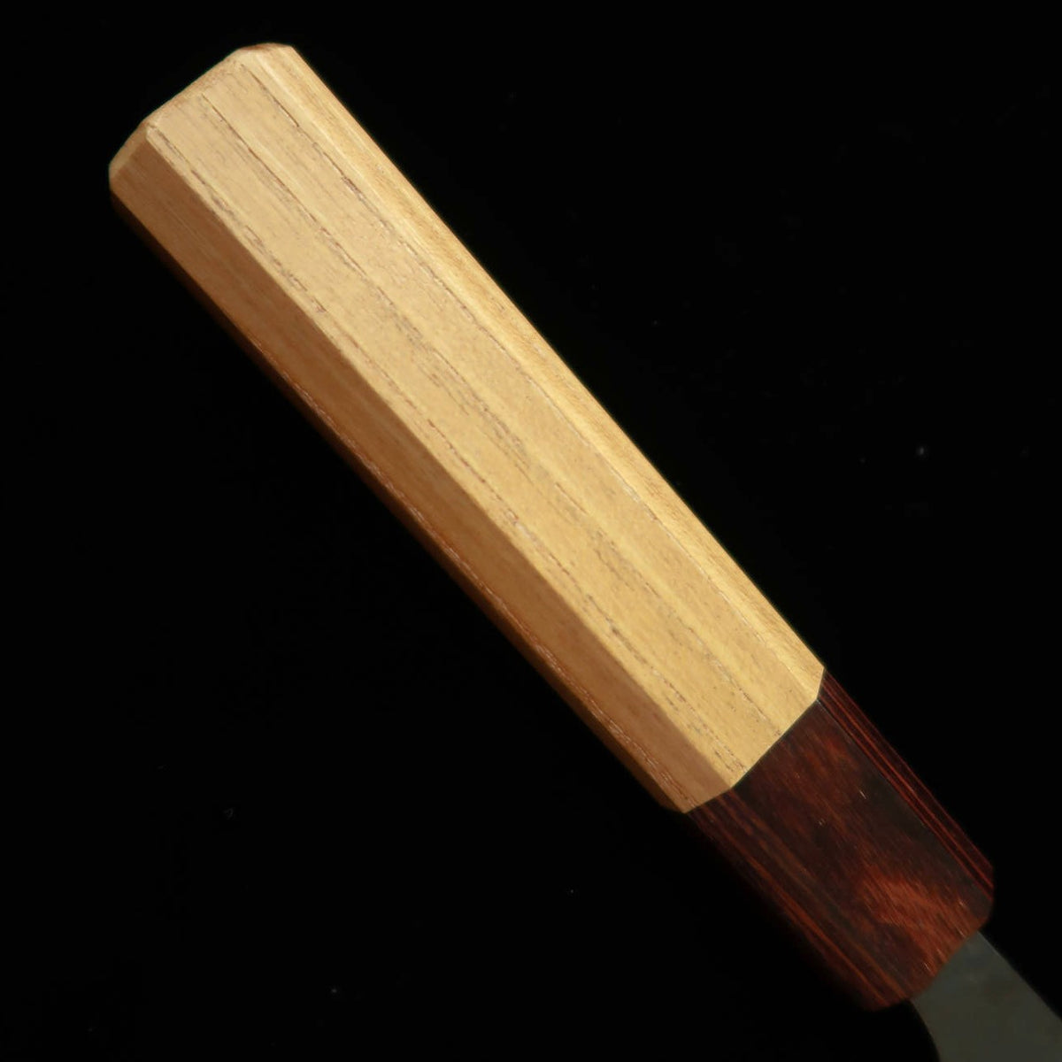 MIURA aji-kiri aço azul nº 1 kuro-uchi laminado em inox cabo octogonal de olmo-japonês (105/145 mm)
