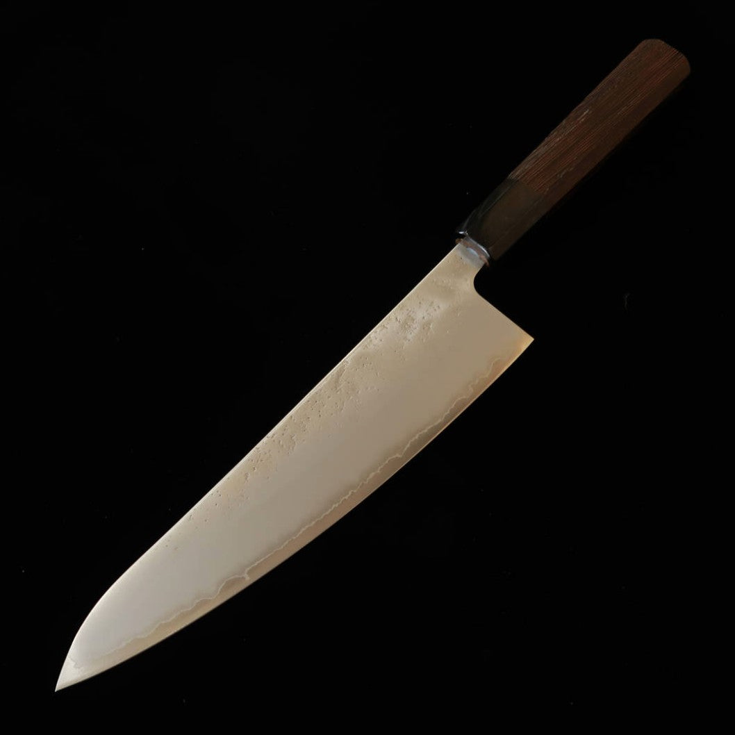 HATSUKOKORO Ginrei Ginsan Steel, Nashiji, Gyuto with Wenge Handle (210mm)