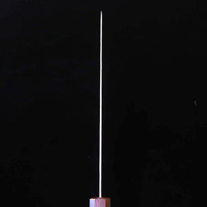 Miura Gyuto, Ginsan Steel No. 3, Rope Pattern, Damascus, Purple Oak, Octagonal Handle (210mm)