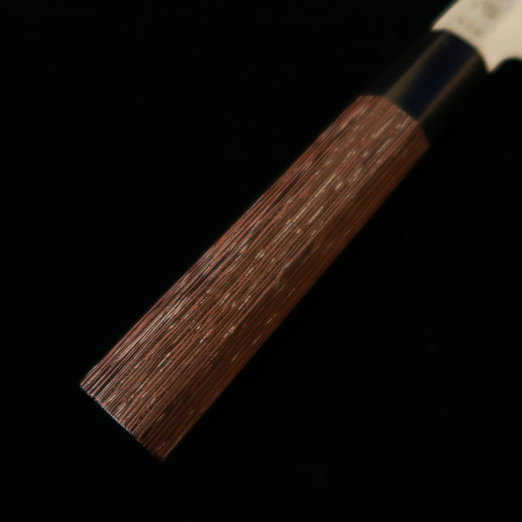 HATSUKOKORO « Ginrei » Gin-san n°3 finition satinée couteau petty kiritsuke manche en wengé (125 mm)