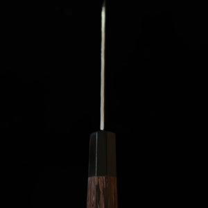HATSUKOKORO « Ginrei » Gin-san n°3 finition satinée couteau petty kiritsuke manche en wengé (125 mm)