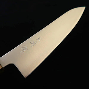 MIURA Gyuto Aogami Super Polido Cabo octogonal de carvalho negro (180/240 mm)
