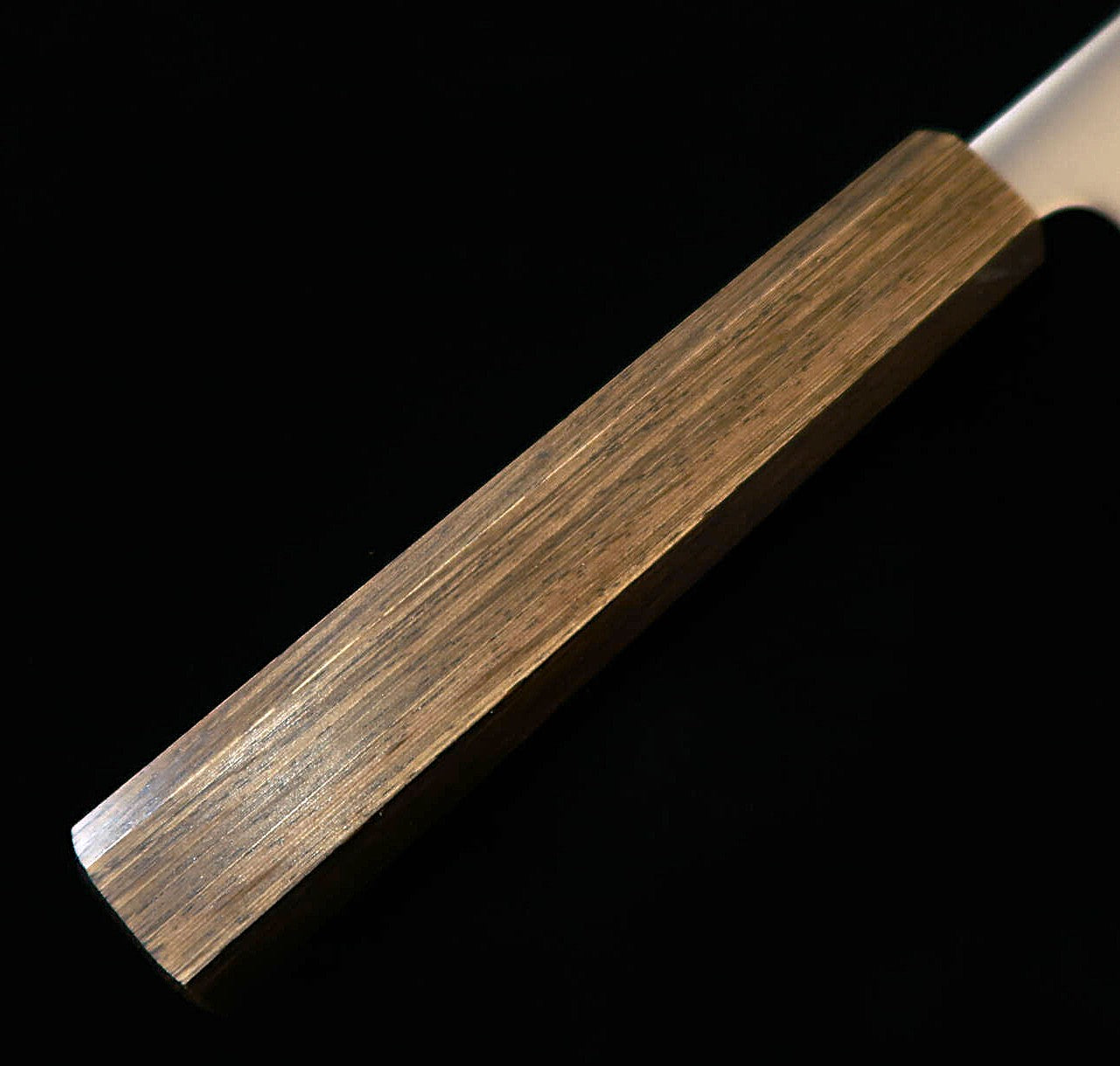 Couteau de chef (Gyuto) MIURA - Acier Aogami Super, Finition polie, Manche octogonal en chêne noir (180 mm)