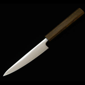 三浦MIURA ペティ 青紙スーパー 磨き 黒樫八角柄（135mm）