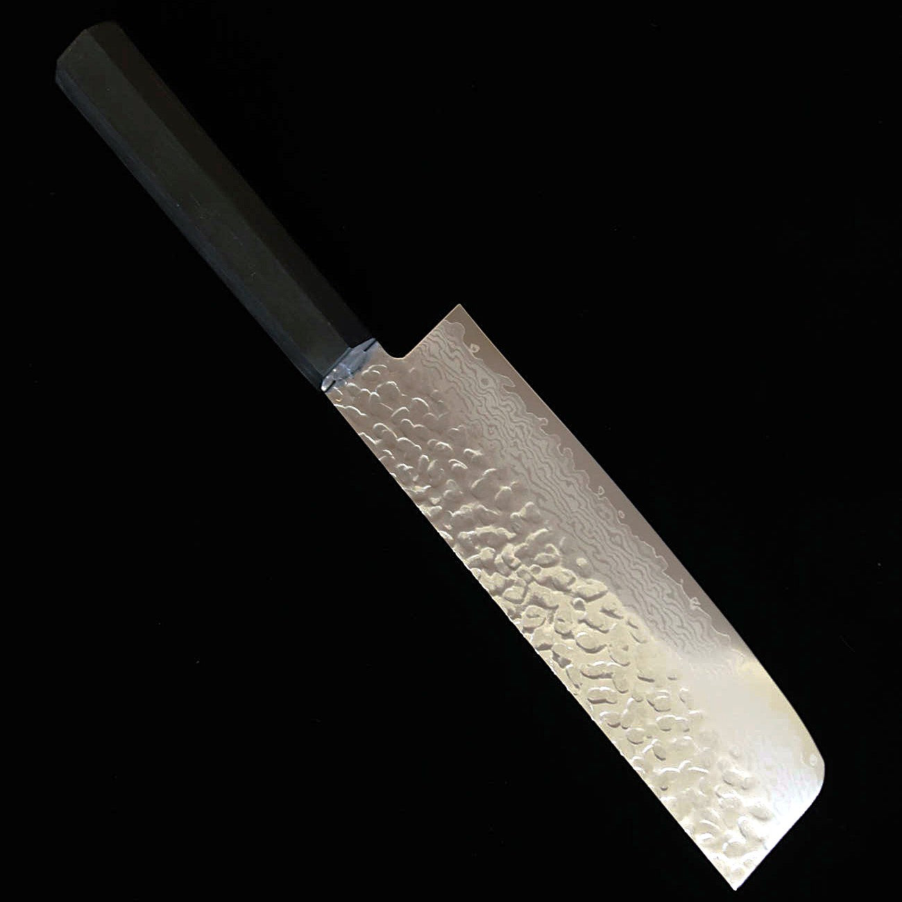 Sumikama SUMIKAMA – Nakiri – Acier au molybdène – Damas – Manche en bois stratifié renforcé KURO KR-36017 (170 mm)