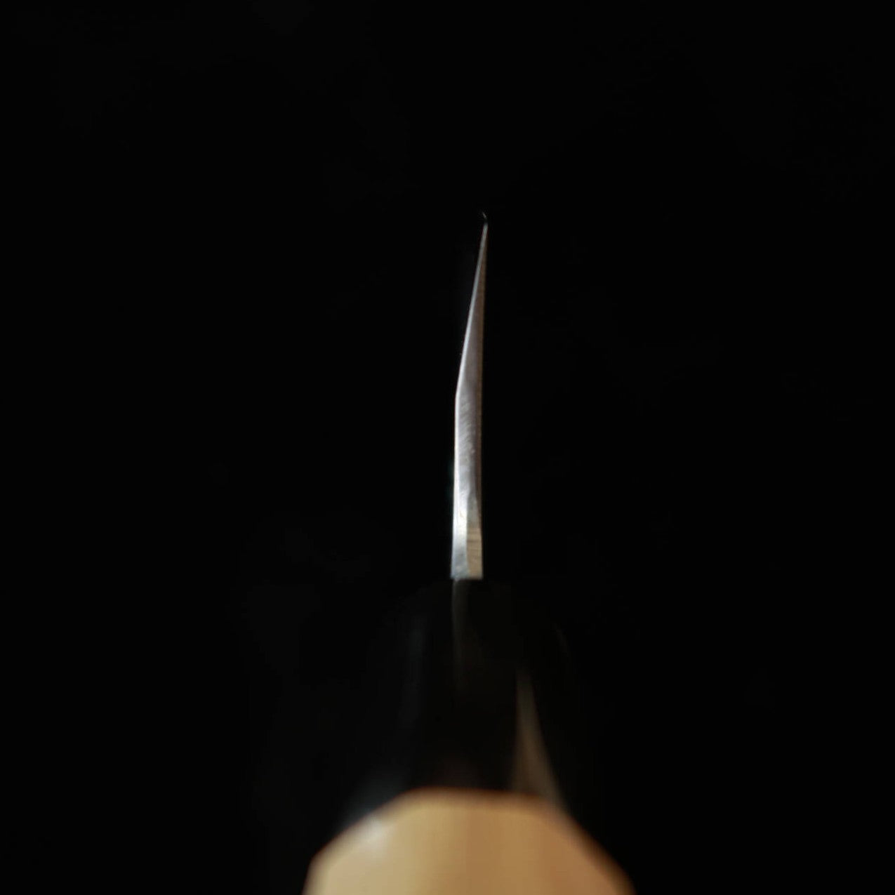 Couteau Gyuto Miura Obidama - Lame Simple Tranchant (Kataba), Acier Shirogami n°2 (Blanc n°2), Finition So-Bokashi, Manche Octogonal en Magnolia (210/240 mm)