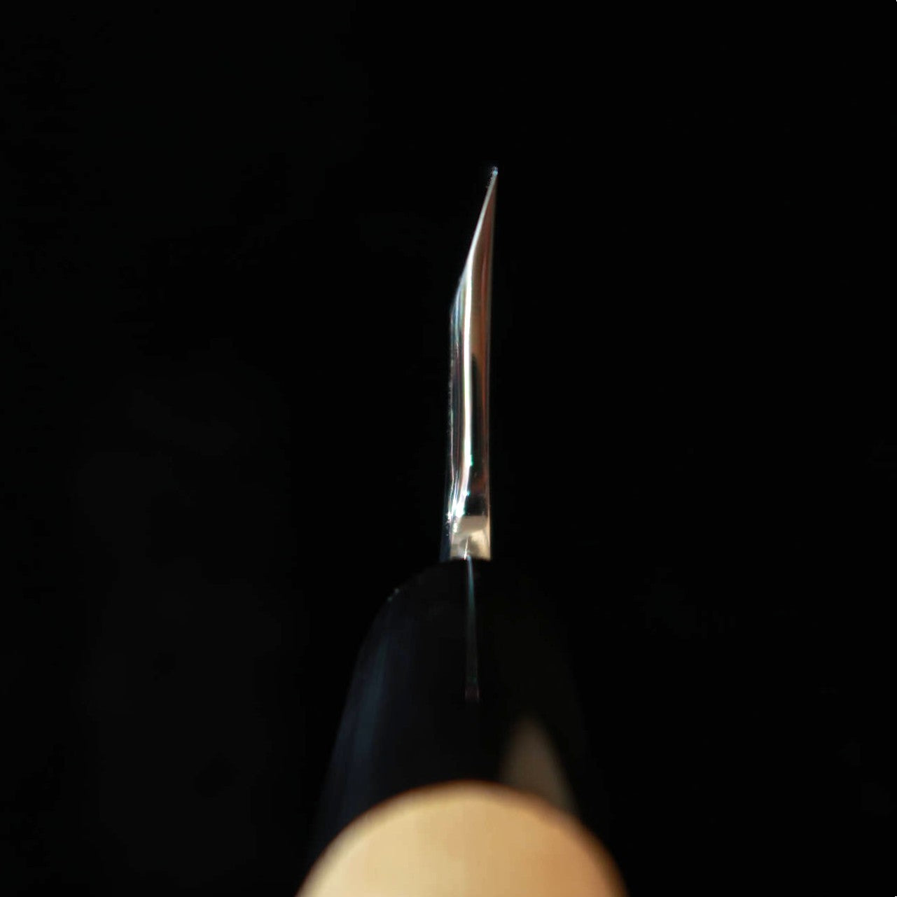 Miura Deba – Acier Shirogami n°2 Jo-Kasumi – Manche en Magnolia en forme de Châtaigne (150 mm / 165 mm)