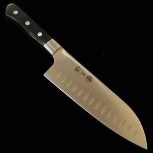 MIURA santoku de salmão em molibdênio, com cavidades (dimples)