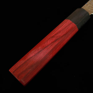 V.ROAD  濃州正恒作 Nosyu Masatsune 三徳 VG10 鎚目 33層ダマスカス 積層強化柄 赤×黒（180mm）