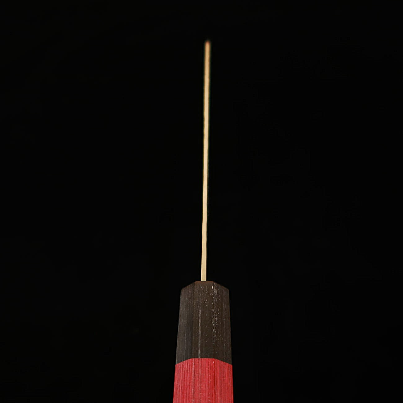 V.ROAD Nosyu Masamune Gyuto, VG10 Tsuchime 33-Layer Damascus, Laminated Reinforced Handle Red x Black (210mm)