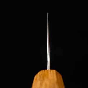 MIYAZAKI KAJIYA – ZA18 Damasco martelado Sub Zero - Tsubaki - Bunka - cabo de carvalho envernizado (180 mm)