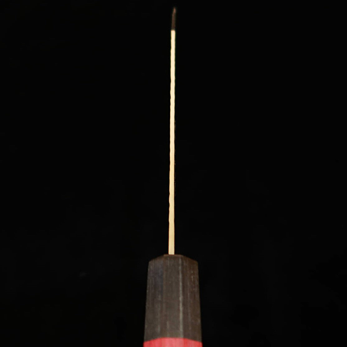 V.ROAD Nosyu Masamune Kiritsuke, VG10 Tsuchime 33-Layer Damascus, Laminated Reinforced Handle Red x Black (180mm)