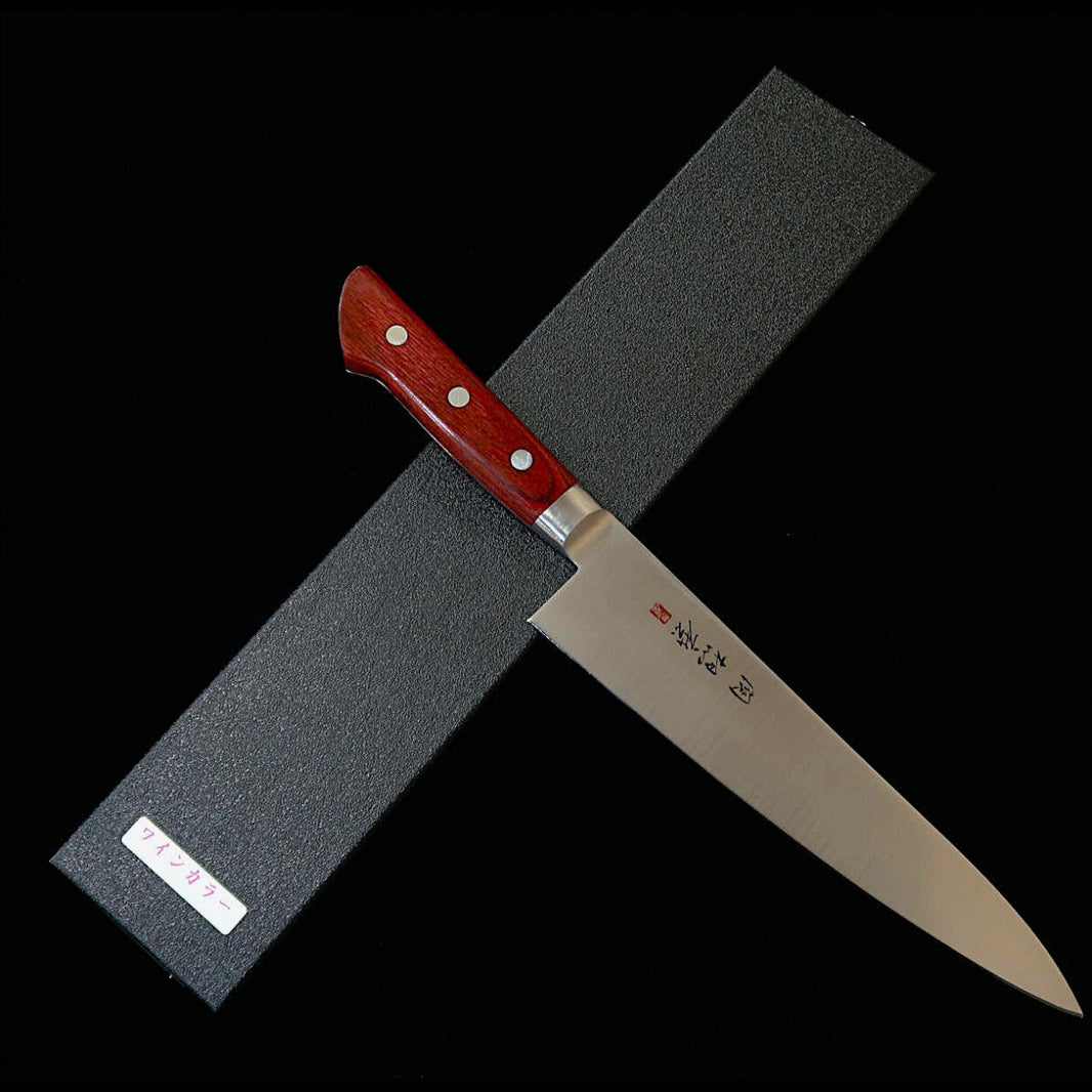SEKI SOUMA Gyuto aço molibdênio cabo laminado vermelho (210 mm)