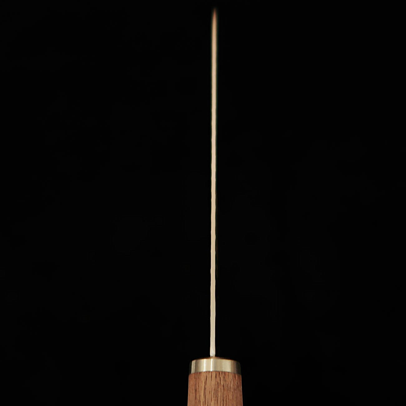 MIURA Gyuto Knife – VG10 Tsuchime (Hammered), Walnut Handle (200mm)
