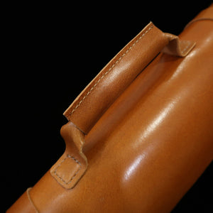 Leather Knife Roll Long Lasteing Leather 4 Colors 4P (Bordeaux/Brown/Navy/Black)