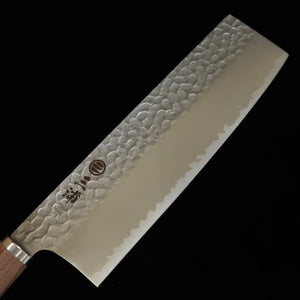 MIURA nakiri VG10 martelé, manche en noyer (180 mm)
