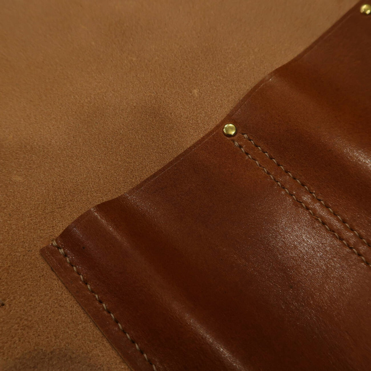 Leather Knife Roll Long Lasteing Leather 4 Colors 4P (Bordeaux/Brown/Navy/Black)