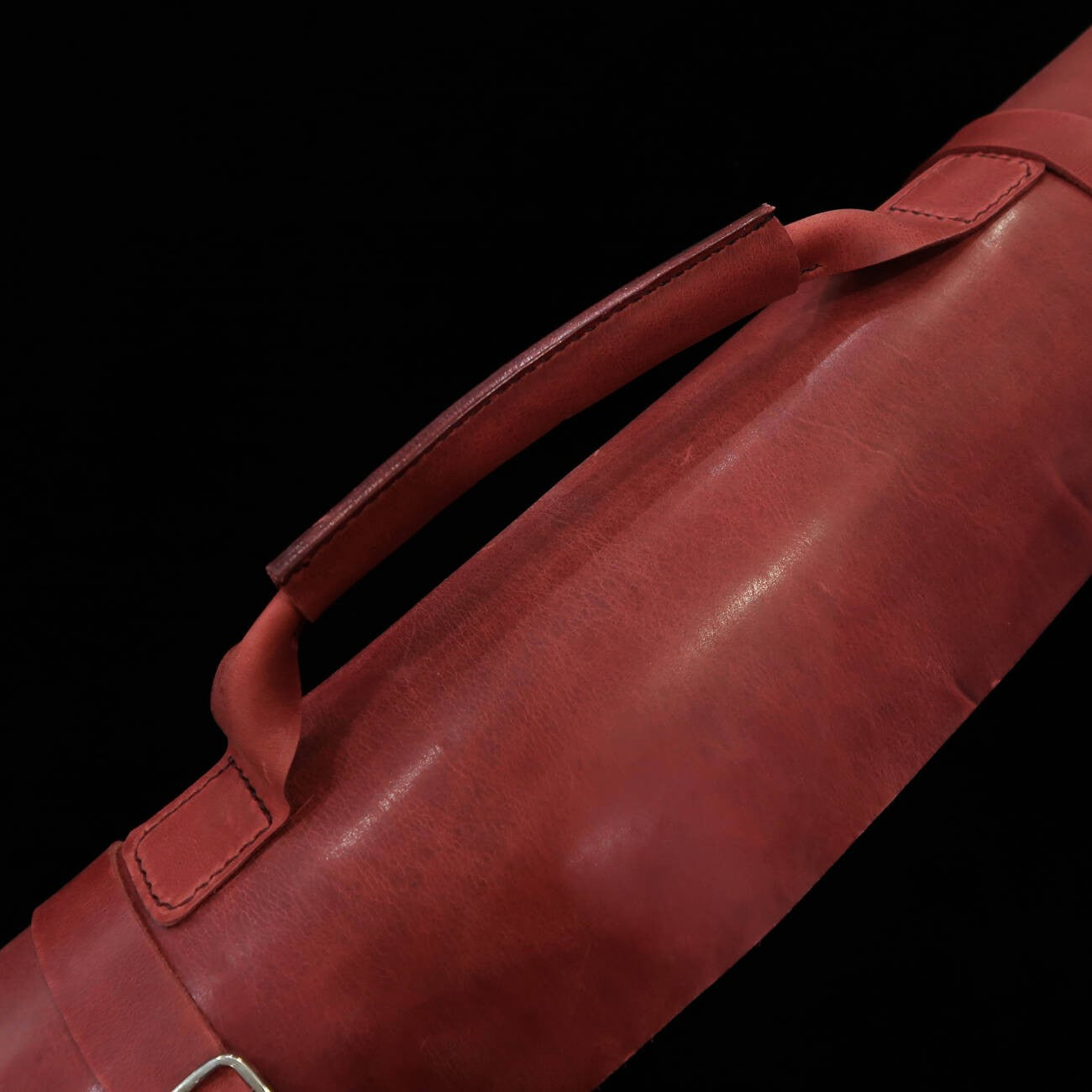 Rolo de facas em couro Long Lasting Leather com 4 opções de cores (Bordeaux/Marrom/Marinho/Preto)