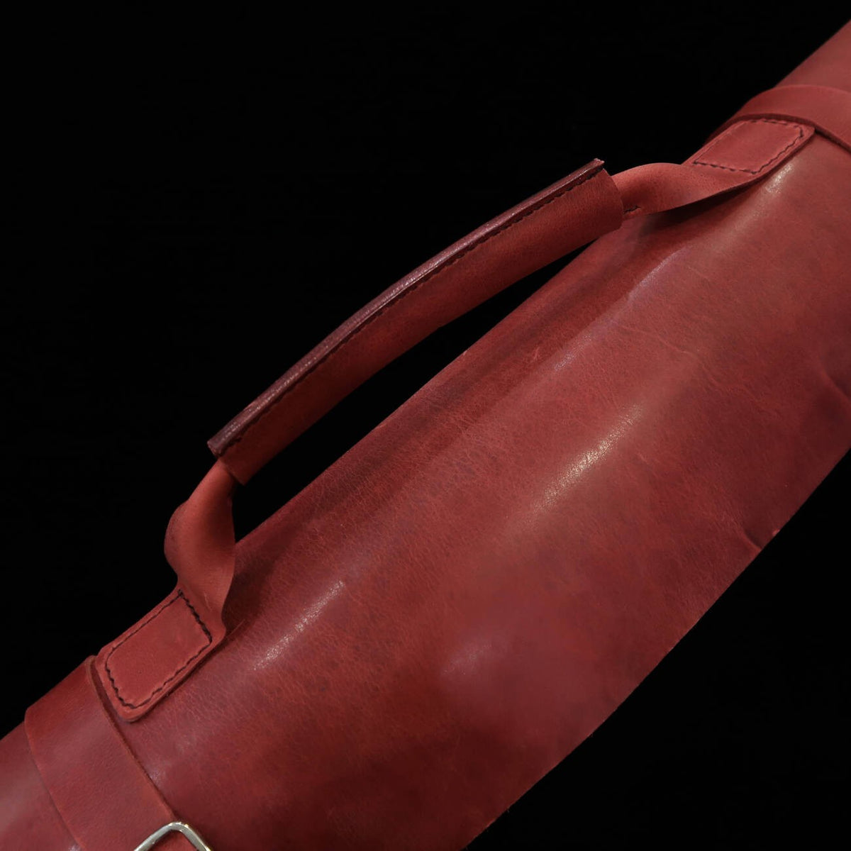 Leather Knife Roll Long Lasteing Leather 4 Colors 4P (Bordeaux/Brown/Navy/Black)