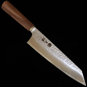 Miura MIURA Kiritsuke VG10 Tsuchime Cabo de nogueira (180 mm)