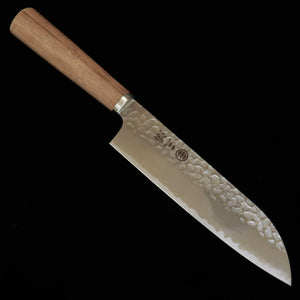 Miura MIURA Santoku VG10, martelado, cabo em nogueira (165 mm)