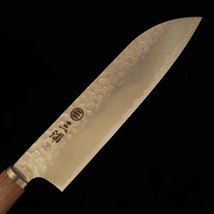 MIURA santoku VG10 martillado, mango de nogal (165 mm)
