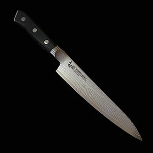 【Novo clássico】Zanmai MCUSTA ZANMAI Classic 3 Damasco Petty Preto (110/150 mm)
