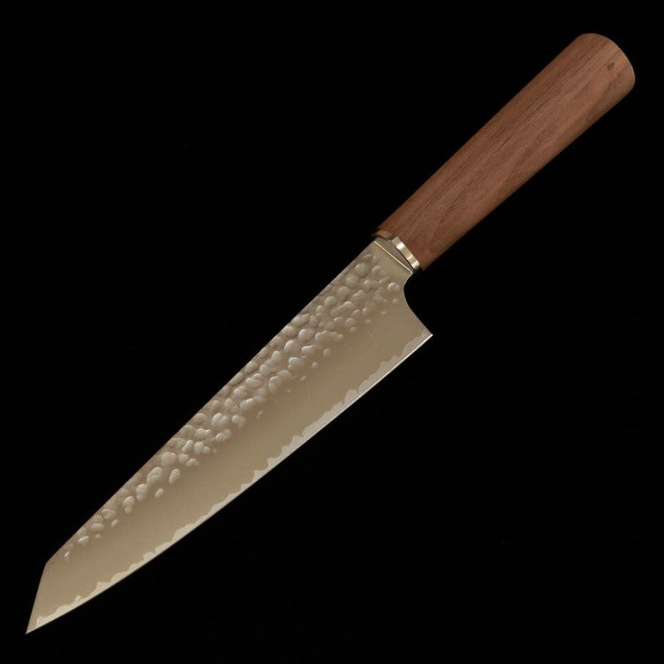 MIURA Faca petty kiritsuke VG10 tsuchime cabo de nogueira (150 mm)