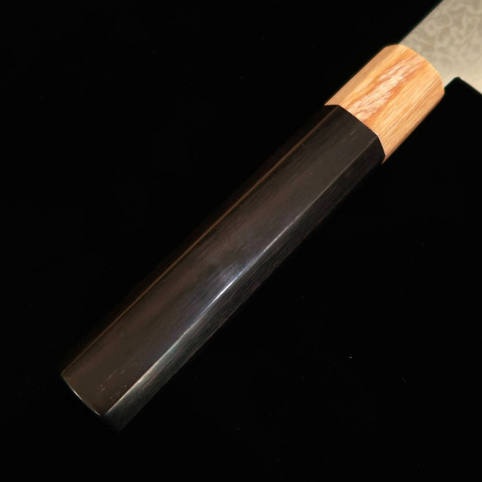 MIURA Kiritsuke Gyuto ZDP189 Damasco jateado cabo de laminado octogonal (210 mm)