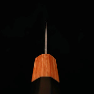 MIURA – Gyuto kiritsuke ZDP189, damas, manche octogonal en contreplaqué « shot » (210 mm)